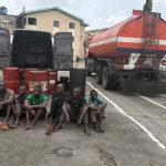 ARMY DISMANTLES SUSPECTED ILLEGAL BUNKERING SITE IN LAGOS, ARRESTS SIX SUSPECTS
